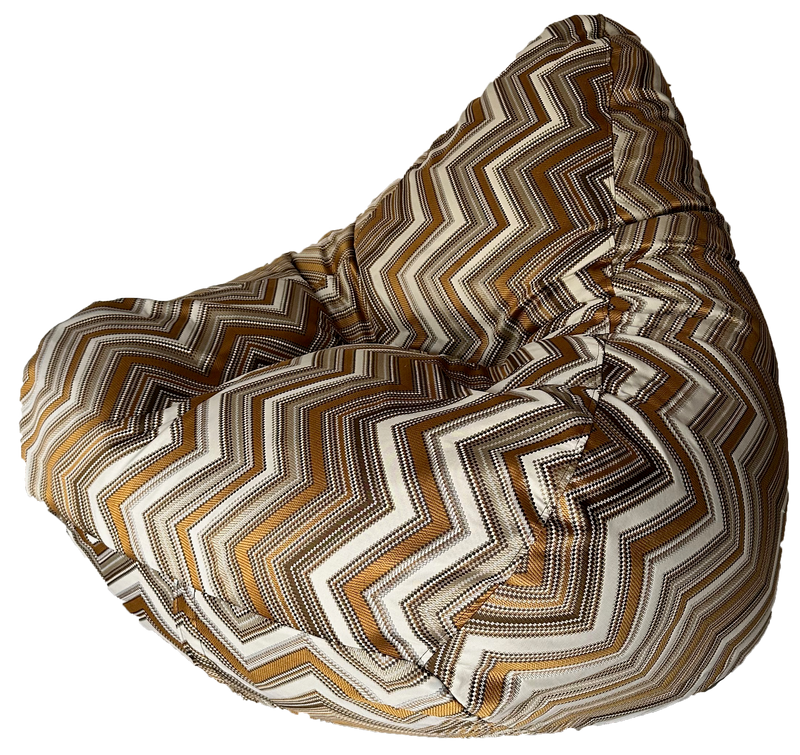 Warwick Ziggy Bean Bag In Copper and Gold