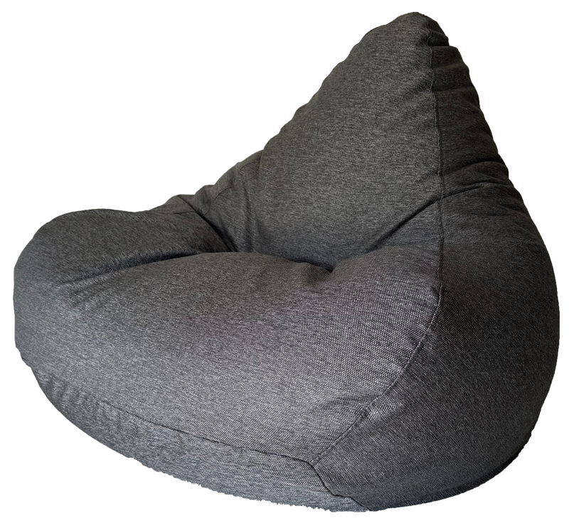 Warwick Woven Fiber Bean Bag in Grey