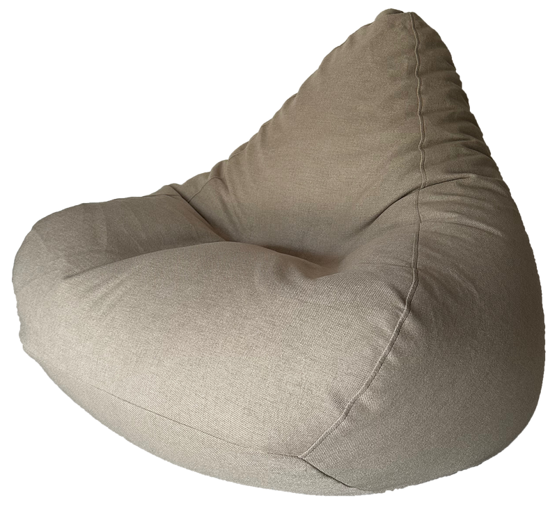 Profile Tweed Series Bean Bag in Beige Tan