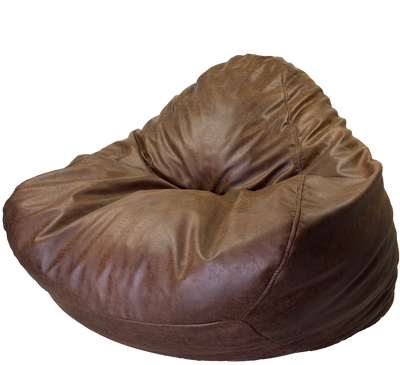 Winston Leather Look Luxury Bean Bag in Assorted Colours