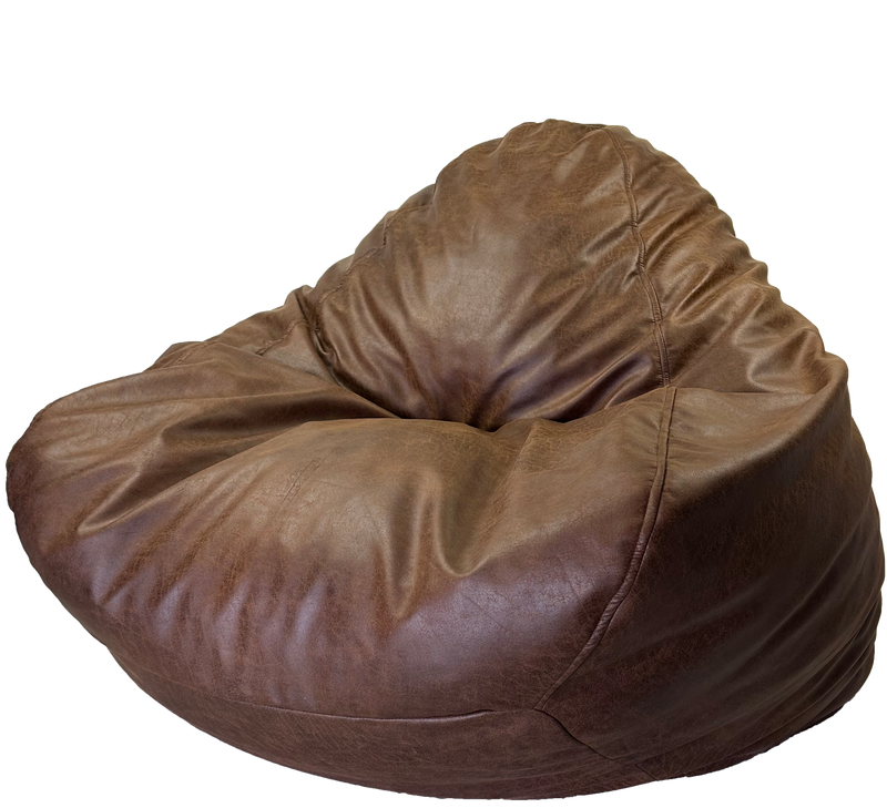 Winston Leather Look Luxury Bean Bag in Assorted Colours