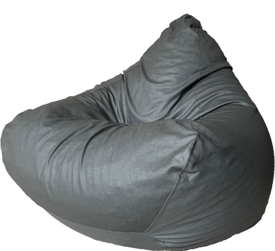 Bradmill Denim Bean Bag in Silver Grey