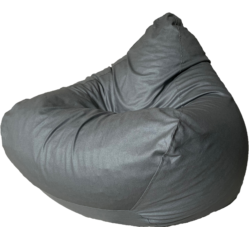 Bradmill Denim Bean Bag in Silver Grey