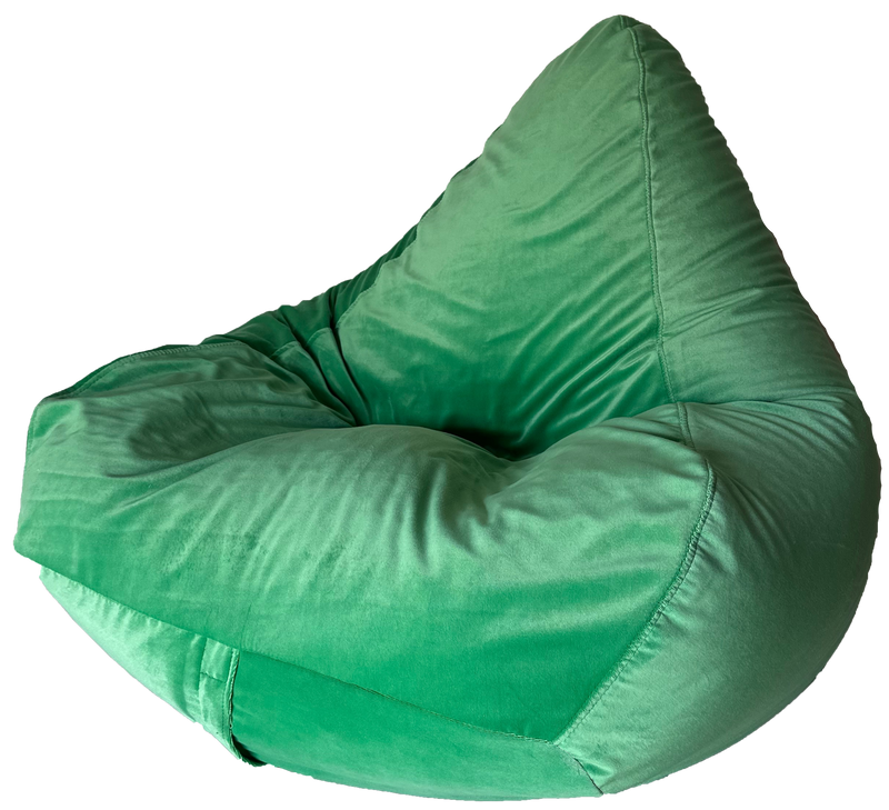 Warwick Lux Velvet Bean Bag In Assorted Colours