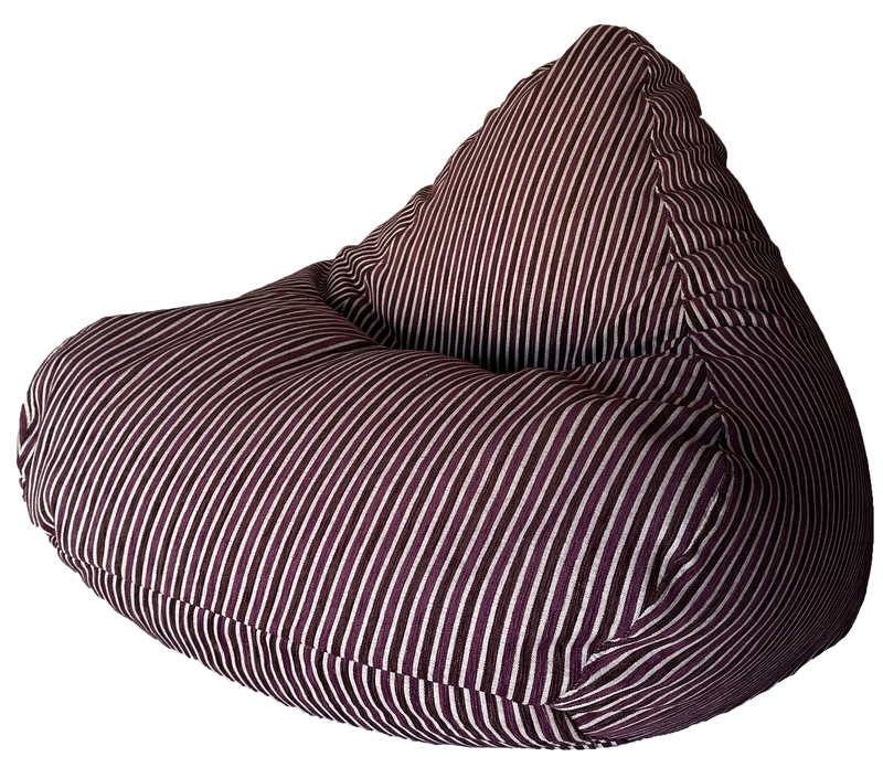 Striped Bean Bag In Purple