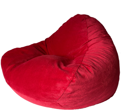 Soft Touch Velour Cobblestone Bean Bag in Assorted Colours