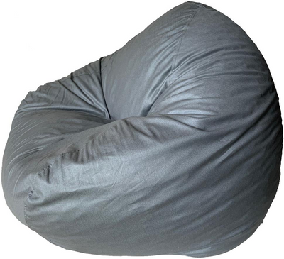 Bradmill Denim Bean Bag in Silver Grey