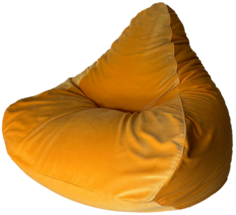 Warwick Lux Velvet Bean Bag In Assorted Colours