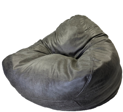 Winston Leather Look Luxury Bean Bag in Assorted Colours