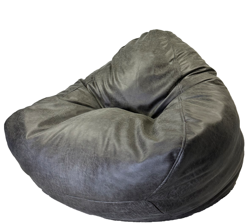 Winston Leather Look Luxury Bean Bag in Assorted Colours